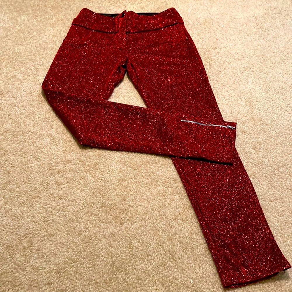 Never worn; Metallic Pants 👖
